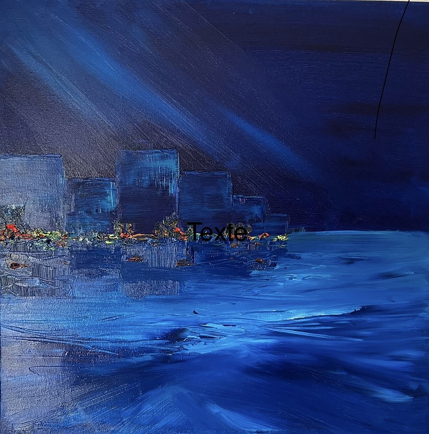 Nuit bleue mystérieuse