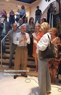 L’aquarelle « vers la lumière » a remporté le 1er  pirx de la municipalité